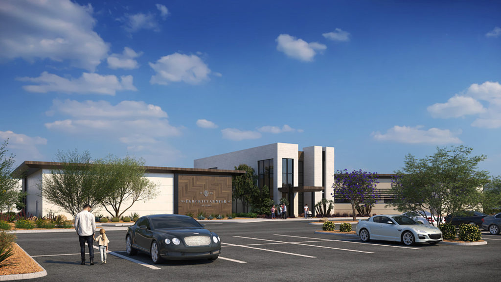 The Fertility Center of Las Vegas exterior rendering